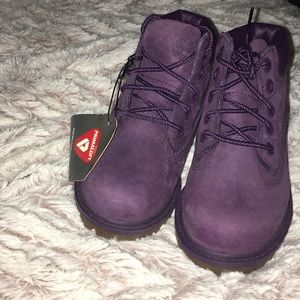SUEDE PURPLE TIMBERLANDS